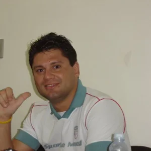 Aldo Batista em sua primeira sala de aula